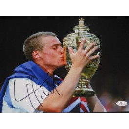 Leyton Hewitt Hand Signed 11" x 14" Photo1 + JSA