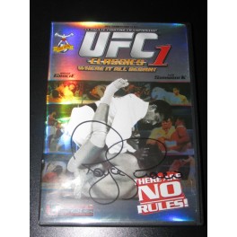 Royce Gracie Hand Signed UFC 1 DVD + Photo Proof