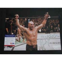 Randy Couture Hand Signed 11'x14' Photo3 + PSA/DNA J13029