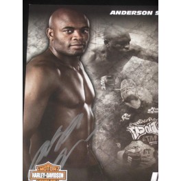 Anderson Silva Hand Signed 8" x 10" Colour Photo1 + PSA/DNA Anderson Silva Hand Signed 8" x 10" Colour Photo1 + PSA/DNA
