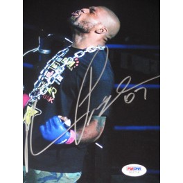 Quinton 'Rampage' Jackson Hand Signed 8" x 10" Colour Photo5 + PSA/DNA G22714
