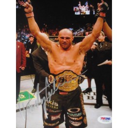 Randy Couture Hand Signed 8" x 10" Colour Photo7 + PSA/DNA J22902