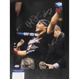 Urijah Faber 'The California Kid' Hand Signed HUGE 12" x 18" Photo2 + PSA/DNA J13110 Urijah Faber 'The California Kid' Hand Signed HUGE 12" x 18" Photo2 + PSA/DNA J13110