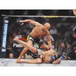 Anderson 'The Spider' Silva Hand Signed 12" x 18" Photo3 + PSA/DNA