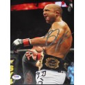 BJ Penn Hand Signed 11" x 14" Photo5 + PSA/DNA K67770