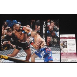 Chuck Liddell Hand Signed 8'x10' Colour Photo9 + JSA G48506