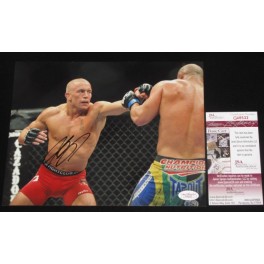 Georges 'Rush' St Pierre Hand Signed 8'x10' Colour Photo9 + JSA G45532