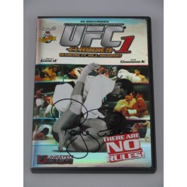 ROYCE GRACIE Hand Signed UFC No.1 Dvd + Photo Proof