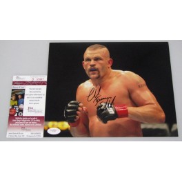 CHUCK 'THE ICEMAN' LIDDELL Hand Signed 8'x10' Photo 2 UFC