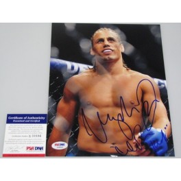 URIJAH FABER 'The Californa Kid' Hand Signed 8'x10' Photo + PSA DNA COA S38896