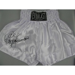 George Foreman Hand Signed Boxing Trunks + COA George Foreman Hand Signed Boxing Trunks + COA