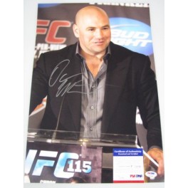 DANA WHITE Hand Signed HUGE 12'x18' Photo + PSA DNA COA P72636