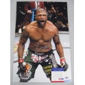 QUINTON 'RAMPAGE' JACKSON Hand Signed HUGE 12'x18' Photo + PSA DNA COA K04990