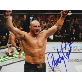 RANDY 'The Natural' COUTURE Hand Signed 8'x10' Photo + PSA DNA COA Q81247