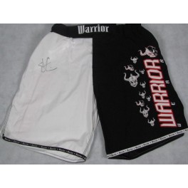 SHANE CARWIN Hand Signed Fight Trunks Shorts UFC
