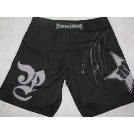 TITO ORTIZ Hand Signed Fight Trunks Shorts HUGE Signature