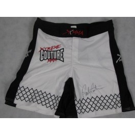 RANDY COUTURE Hand Signed Fight Trunks Shorts + Photo Proof RANDY COUTURE Hand Signed Fight Trunks Shorts + Photo Proof