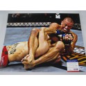 GEORGES RUSH ST PIERRE 'GSP' HUGE Hand Signed 16"x20" Photo + PSA DNA COA Q70556