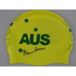 DAWN FRASER Hand SIGNED Swimming Cap