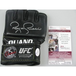 Royce Gracie Hand Signed UFC Glove 1st UFC Champion + JSA Authentication