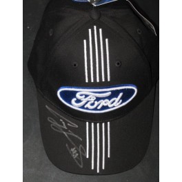 Craig Lowndes Hand Signed Ford V8 Cap + Proof