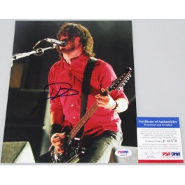 FOO FIGHTERS 'DAVE GROHL' Hand Signed 8"x10" Photo + PSA DNA COA P46570