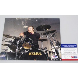 METALLICA 'LARS ULRICH' Hand Signed 8"x10" Photo + PSA DNA COA Q81227