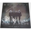 BON JOVI x 4 Hand Signed Tour Programme From Australia 2010 -11 'The Circle Tour