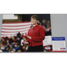 SARAH PALIN Hand Signed 8"x10" Photo + PSA/DNA COA K27106