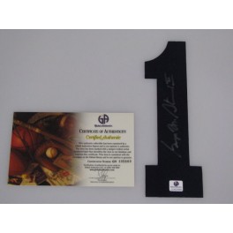 GEORGE STEINBRENNER Hand Signed Jersey Number  ' 1 '  + GAI COA GV605660