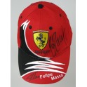 Felipe Massa & Fernando Alonso Hand Signed Cap