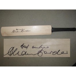 Allan Border Hand Signed Clean Skin Full Size Bat