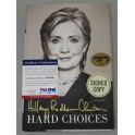 HILLARY RODHAM CLINTON Hand Signed Book + PSA/DNA  COA