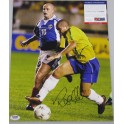 Ronaldo Hand Signed Brasil 11'x14' Photo + PSA/DNA Coa