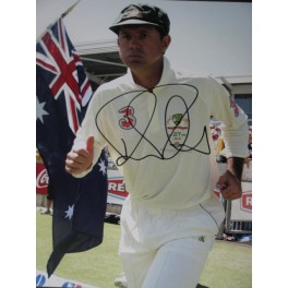 Ricky Ponting Hand Signed 8" x 10" Colour Photo2 Ricky Ponting Hand Signed 8" x 10" Colour Photo2