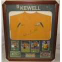 Harry Kewell Hand Signed & Framed Australia  Jersey + Photo Proof