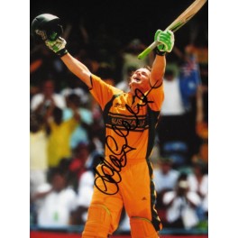 Adam Gilchrist Hand Signed 8" x 10" Colour Photo1 Adam Gilchrist Hand Signed 8" x 10" Colour Photo1