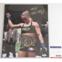 Ronda Rousey *RARE FULL 'ROWDY' SIGNATURE*  Hand Signed 11" x 14" Photo  + PSA/DNA Coa