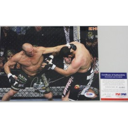 Randy Couture Hand Signed UFC Photo2 + PSA/DNA H64401