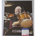 METALLICA 'LARS ULRICH' Hand Signed 11"x14" Photo 2 + PSA DNA COA