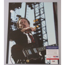 ACDC Angus Young Hand Signed 11"x14" Photo 6  + PSA/DNA COA