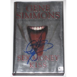 Gene Simmons Hand Signed Book 'SEX MONEY KISS' + GAI Gene Simmons Hand Signed Book 'SEX MONEY KISS' + GAI