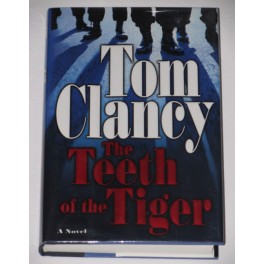 Tom Clancy Hand Signed Book 'The Teeth of The Tiger' 2 + GA PSA JSA Coa