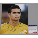 Tim Cahill Hand Signed  8'x10' Photo + PSA DNA COA