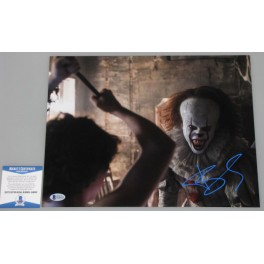 BILL SKARSGARD 'IT' Pennywise Hand Signed 11" x 14" Photo + PSA/DNA BECKETT COA BILL SKARSGARD 'IT' Pennywise Hand Signed 11" x 14" Photo + PSA/DNA BECKETT COA