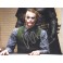 CHRISTIAN BALE 'Batman'   Hand Signed 11" x 14" Photo + PSA/DNA BECKETT COA Heath Ledger