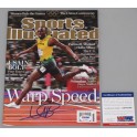 USAIN BOLT Hand Signed Sports Illustrated + Beckett /  PSA DNA COA