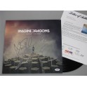 IMAGINE DRAGONS x 4  Members Hand Signed 'Night Visions' Lp   +  PSA COA   BUY GENUINE