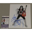 KISS  Ace Frehley Hand Signed 8"x10" Photo  + JSA COA