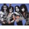 KISS x 4 Original Members Hand Signed 8"x10"   + Beckett PSA COA   BUY GENUINE